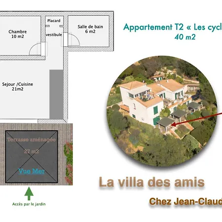 Chez Jean Claude La Des Amis شقة